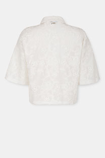Bluza sa floralnim vezom i rajsferšlusom Tiffany Production